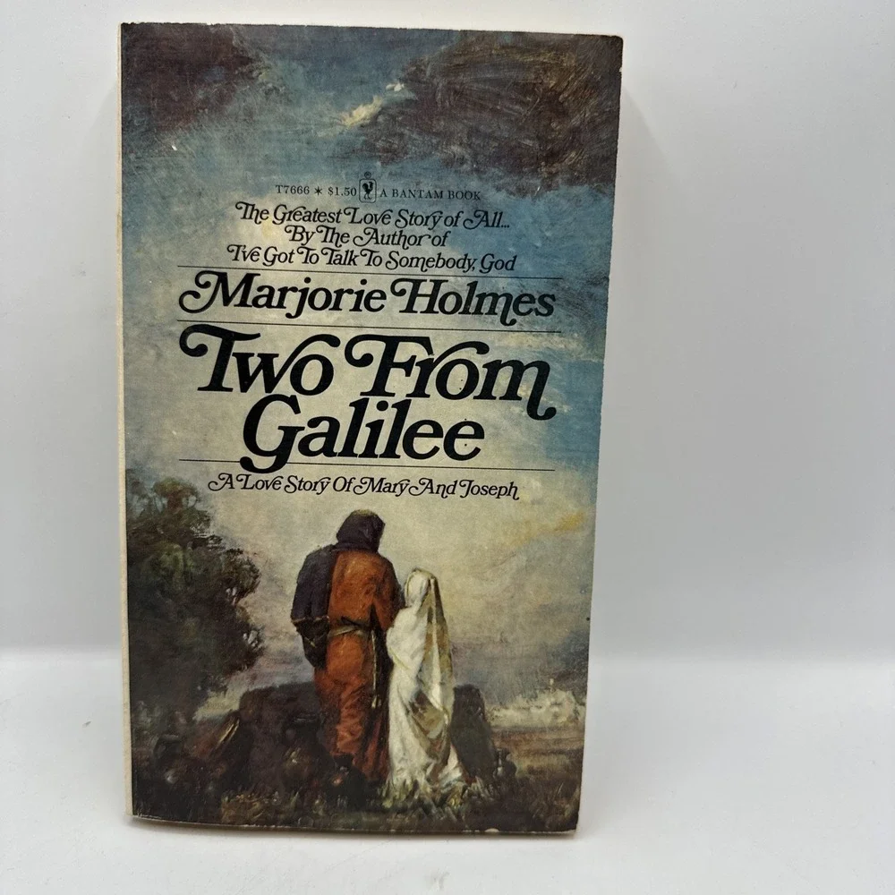 Two from Galilee. Marjorie Holmes 1974 Paperback A Love Story Of Mary And Joseph